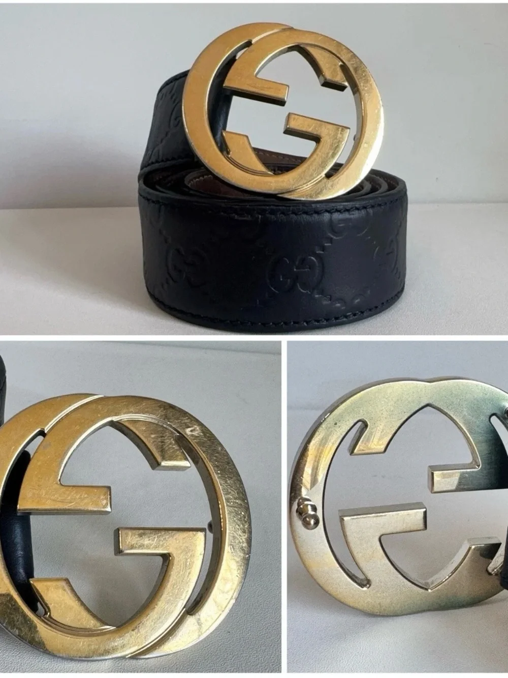 Gucci guccissima leather